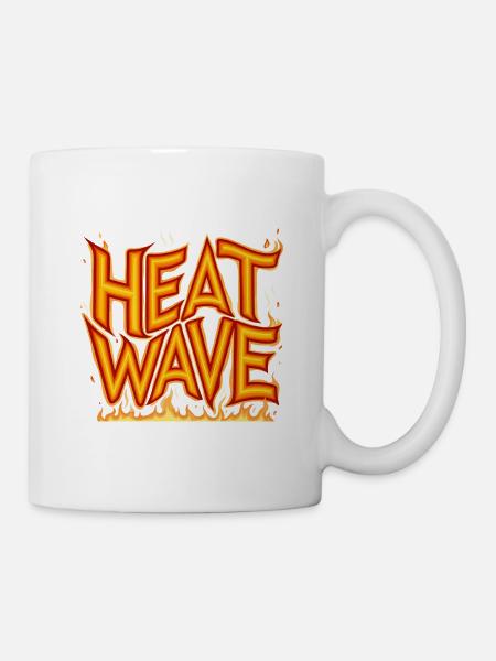 Flaming Heat Wave - Mug - white