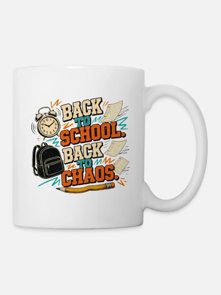 Back to School – Back to Chaos - Mug - white