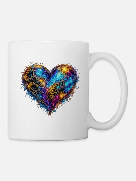 Celestial Heart - Mug - white