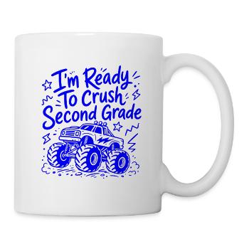 I'm Ready to Crush Second Grade - Monster-Truck - Mug - white - Right