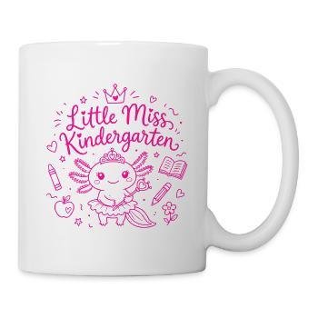 Little Miss Kindergarten - Cute Axolotl - Mug - white - Right