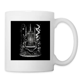 Le trône du souverain déchu - Mug blanc - blanc - Droite