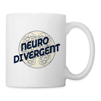 NEURODIVERGENT NEURODIVERSITÄT - Tasse - Weiß - Rechts