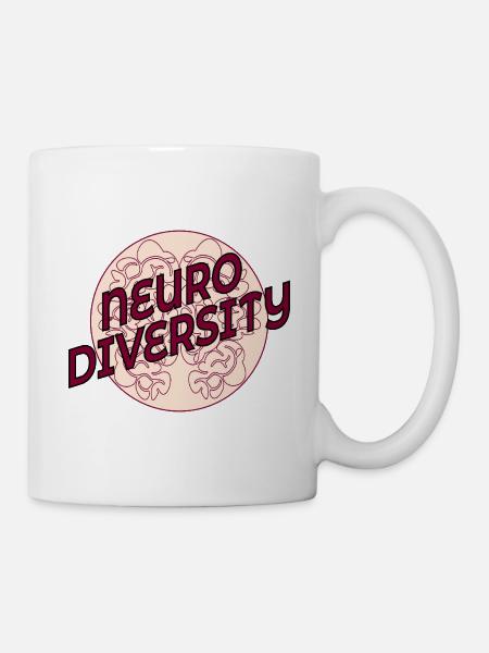Gehirnneurodiversität - Tasse - Weiß