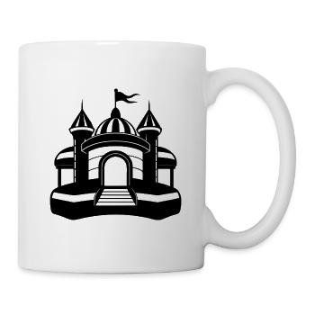 Aufblasbare Hüpfburg - Tasse - Weiß - Rechts
