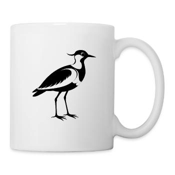 Kiebitvogel - Tasse - Weiß - Rechts