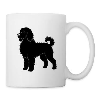 Labradoodle - Tasse - Weiß - Rechts