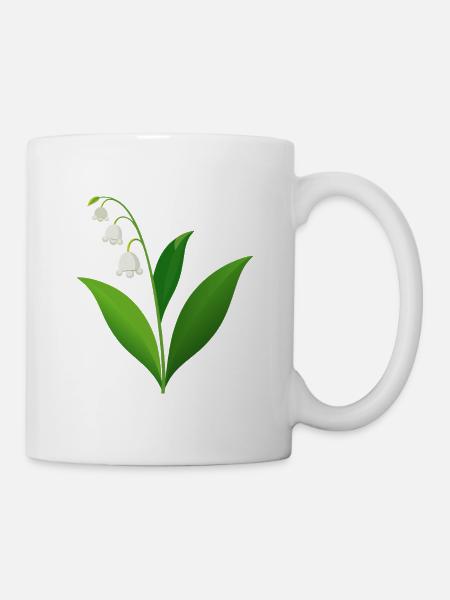Maiglöckchen - Tasse - Weiß