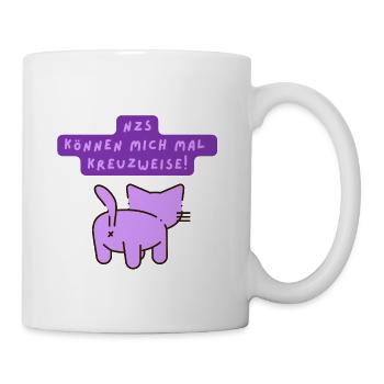 NZS können mich mal kreuzweise! - Tasse - Weiß - Rechts
