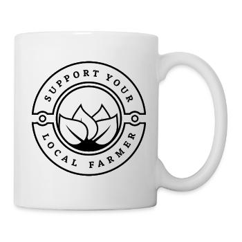 Support your local farmer - Nature & Agriculture - Mug - white - Right