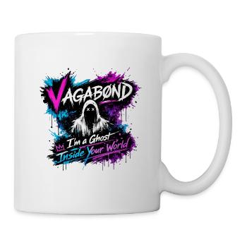 Graffiti de fantôme vagabond - Mug blanc - blanc - Droite