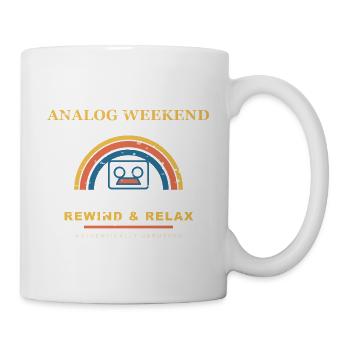 Analog Weekend - Tasse - Weiß - Rechts