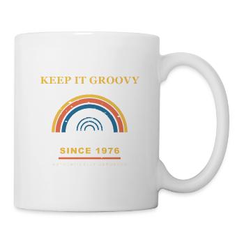 Keep It Groovy - Tasse - Weiß - Rechts