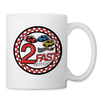 2 Almost Birthday Race Car - Mug - white - Right