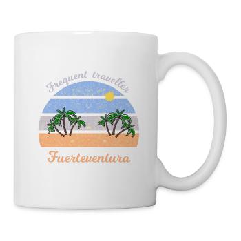Frequent Traveler Fuerteventura Retro - Tasse - Weiß - Rechts