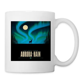 Parc national d’Aurora Hain – Nord - Mug blanc - blanc - Droite