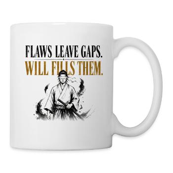 Stoic Samurai Will Fills Them Gym Motivation Shirt - Mug - white - Right