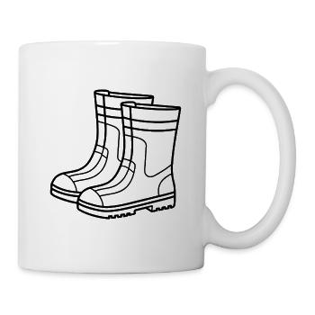 Rain boots - Mug - white - Right