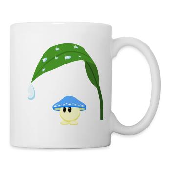 Blue Mushroom - Mug - white - Right