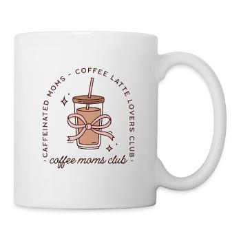 Kaffee-Mama Iced Latte lustige Mutter - Tasse - Weiß - Rechts