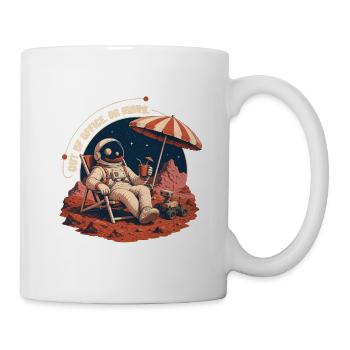 Hors du pouvoir sur Mars – Vacances dans l’espace - Mug blanc - blanc - Droite
