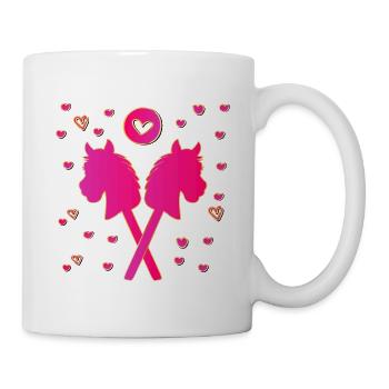 Hobby Horsing Girl - Mug - white - Right