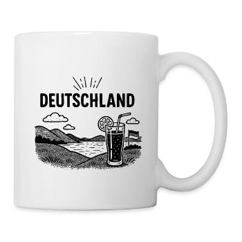 Deutschland - Urlaubsstimmung - Tasse - Weiß - Rechts