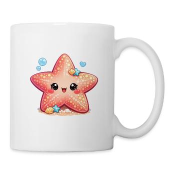 Étoile de mer - Mug blanc - blanc - Droite