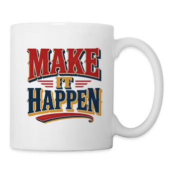 Make your dreams come true! The retro design - Mug - white - Right
