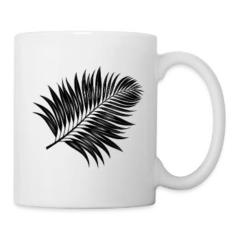 Tropical Palm Leaf - Mug - white - Right