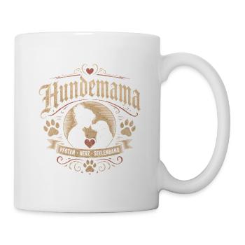 Hundemama Vintage - Tasse - Weiß - Rechts
