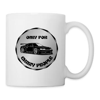 Only for Crazy Car People - Mug - white - Right