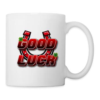 Good Luck 3D Red with Iron - Mug - white - Right