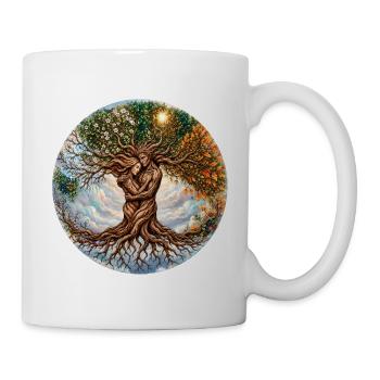 Cercle de la vie - Mug blanc - blanc - Droite
