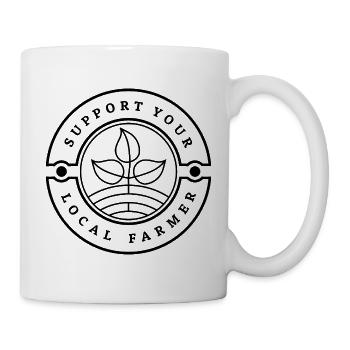 Support your local farmer - Nature & Agriculture - Mug - white - Right
