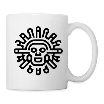 Aztec sun - Mug - white - Right