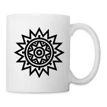 Aztec sun - Mug - white - Right