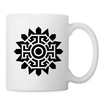 Aztec sun - Mug - white - Right