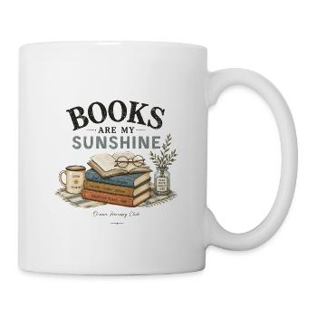Books Are My Sunshine Reading Vintage - Mug - white - Right