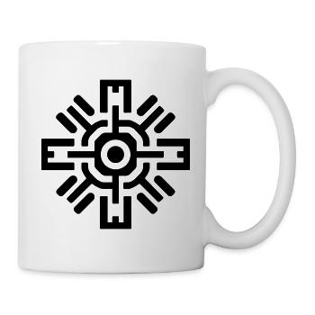 Aztec sun - Mug - white - Right