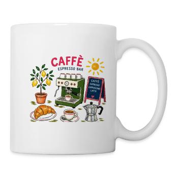 Caffè Espresso Sketch Café - Mug - white - Right