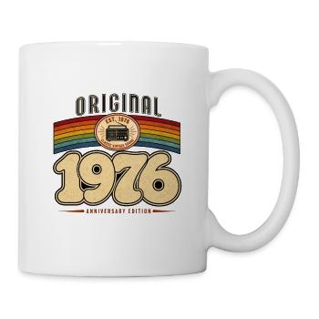 Original 1976 Anniversaire Vintage 50 ans - Mug blanc - blanc - Droite