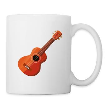 Ukulélé - Mug blanc - blanc - Droite