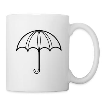 umbrella - Mug - white - Right