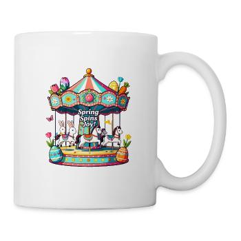 Spring Carousel Joy - Mug - white - Right