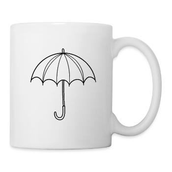 Umbrella - Mug - white - Right