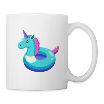 Unicorn Pool Toy - Mug - white - Right