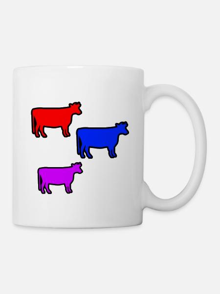 Kühe - Tasse - Weiß