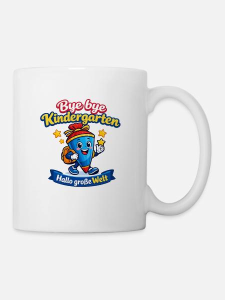 Abschied vom Kindergarten - Tasse - Weiß