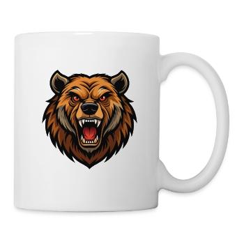 Angry bear - Mug - white - Right